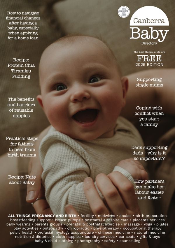 CBD_2025_COVER Image of Canberra Baby Directory